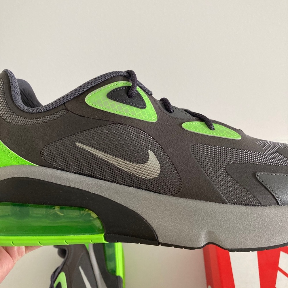 Nike air max 200 lime green mens running shoes - Picture 8 of 9